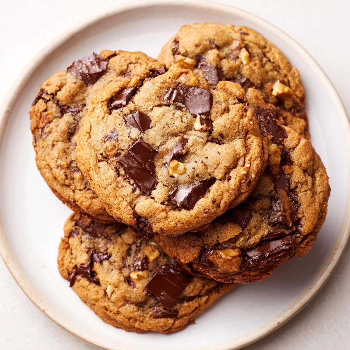 Warm, gooey Gluten-Free Chocolate Chip Cookies, perfect for sharing with family and friends.