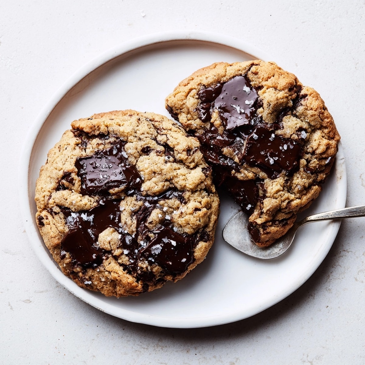 Baked Vegan Chocolate Chunk Cookies: A batch of delicious, plant-based treats for sharing.