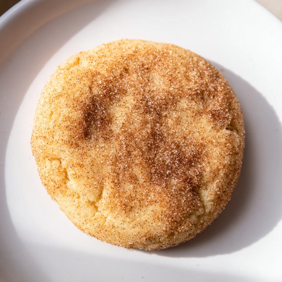 Golden, crisp January Bliss Cinnamon Drift Sugar Cookies coated in sparkling cinnamon sugar.