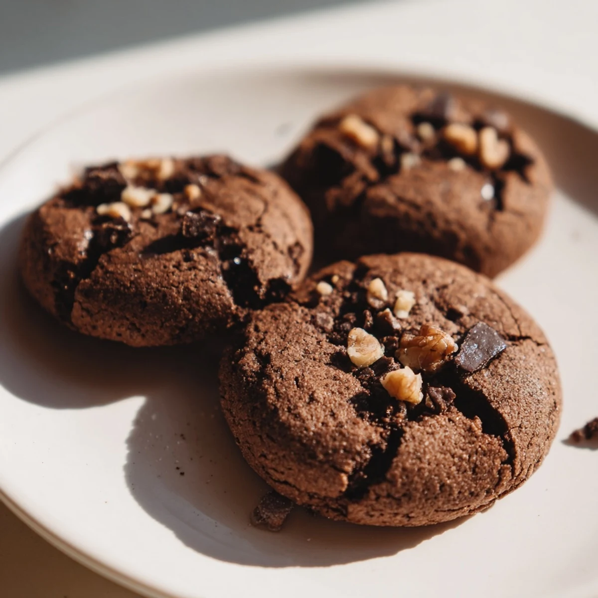 These warm, rich Cozy Evening Mocha Whisper Vegan Cookies offer the perfect cozy, vegan dessert experience.