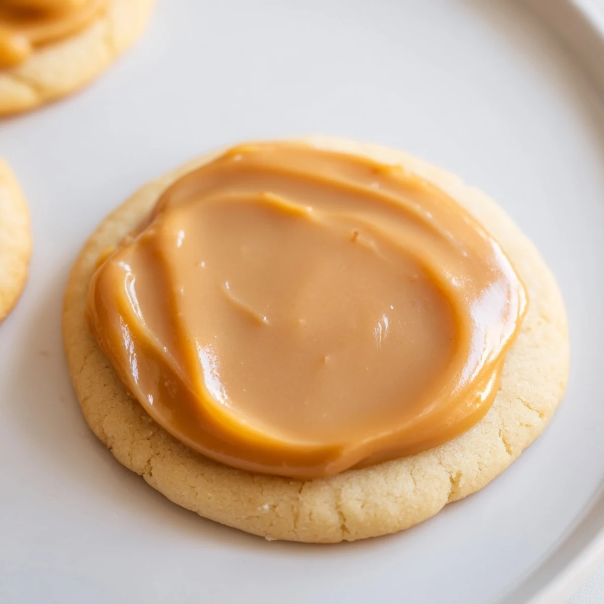 Frosted Caramel Sugar Cookies