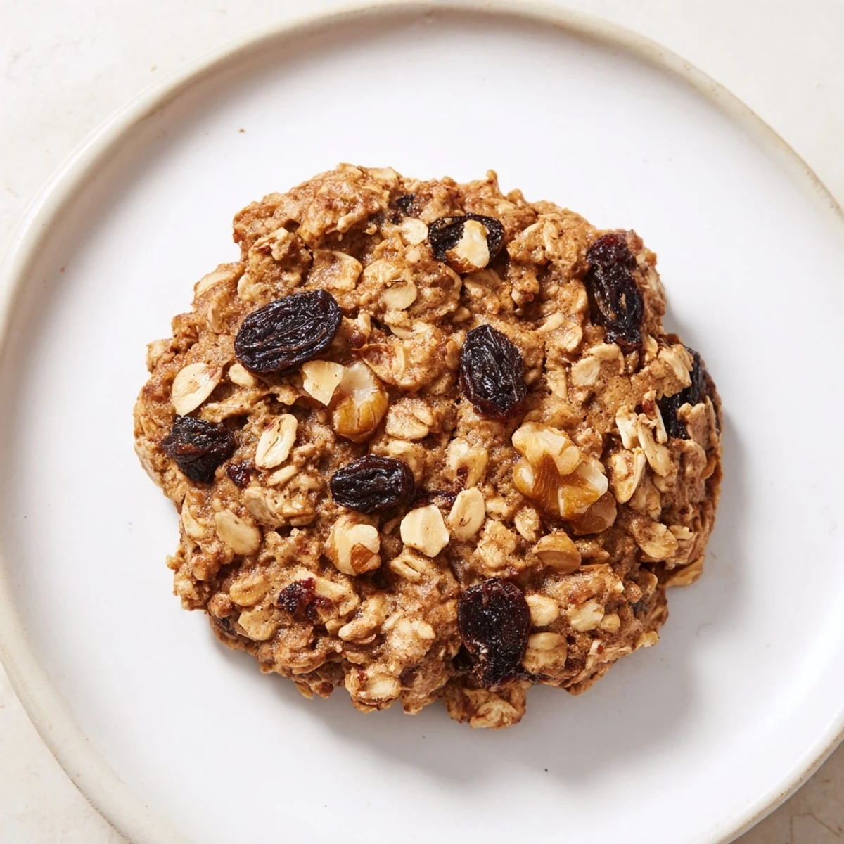 Freshly baked from the oven, these Snowy Day Cinnamon Drift Oatmeal Raisin cookies smell of cinnamon spice.