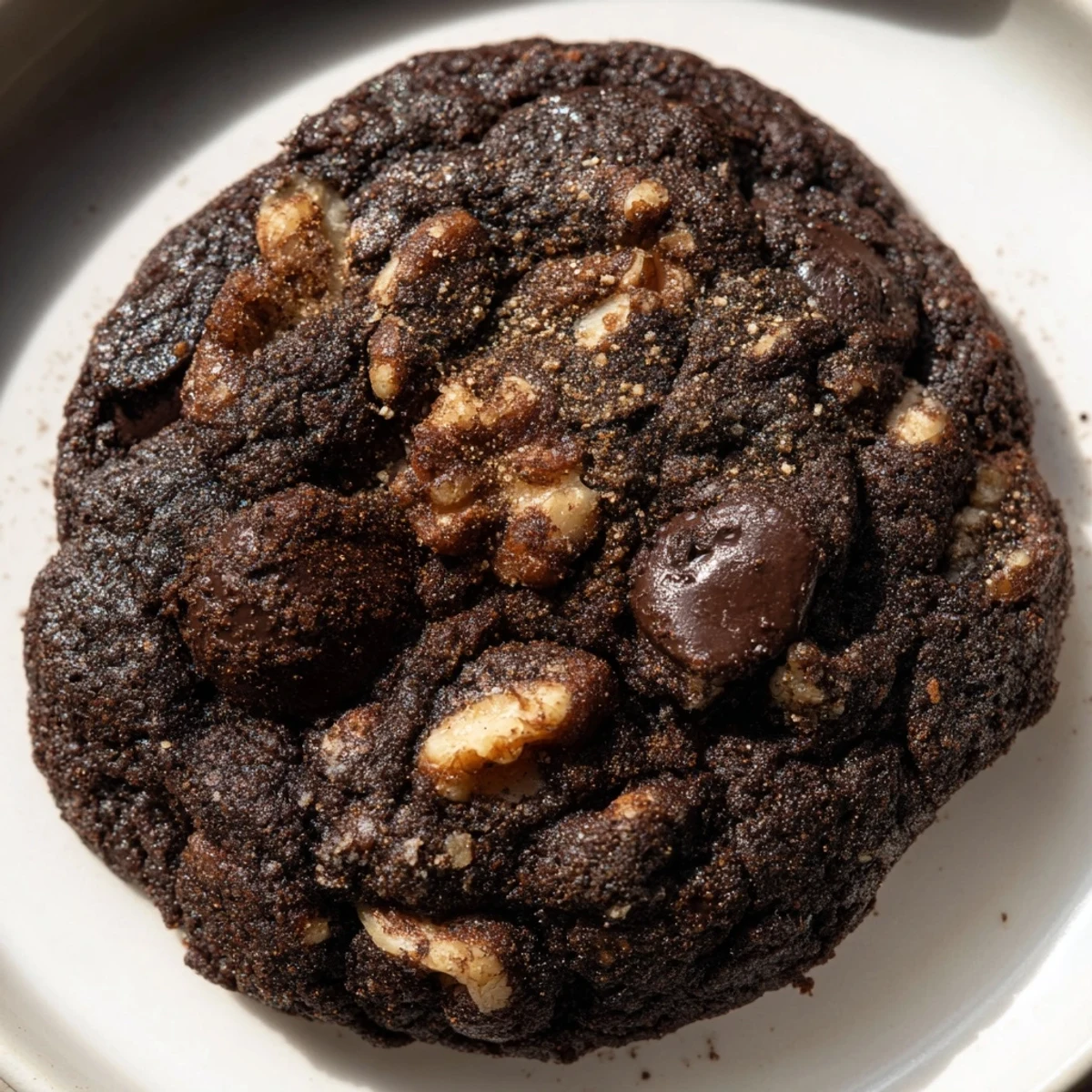 These decadent Winter Warmth Cocoa Burst Vegan Cookies offer a perfect vegan dessert experience, served fresh.