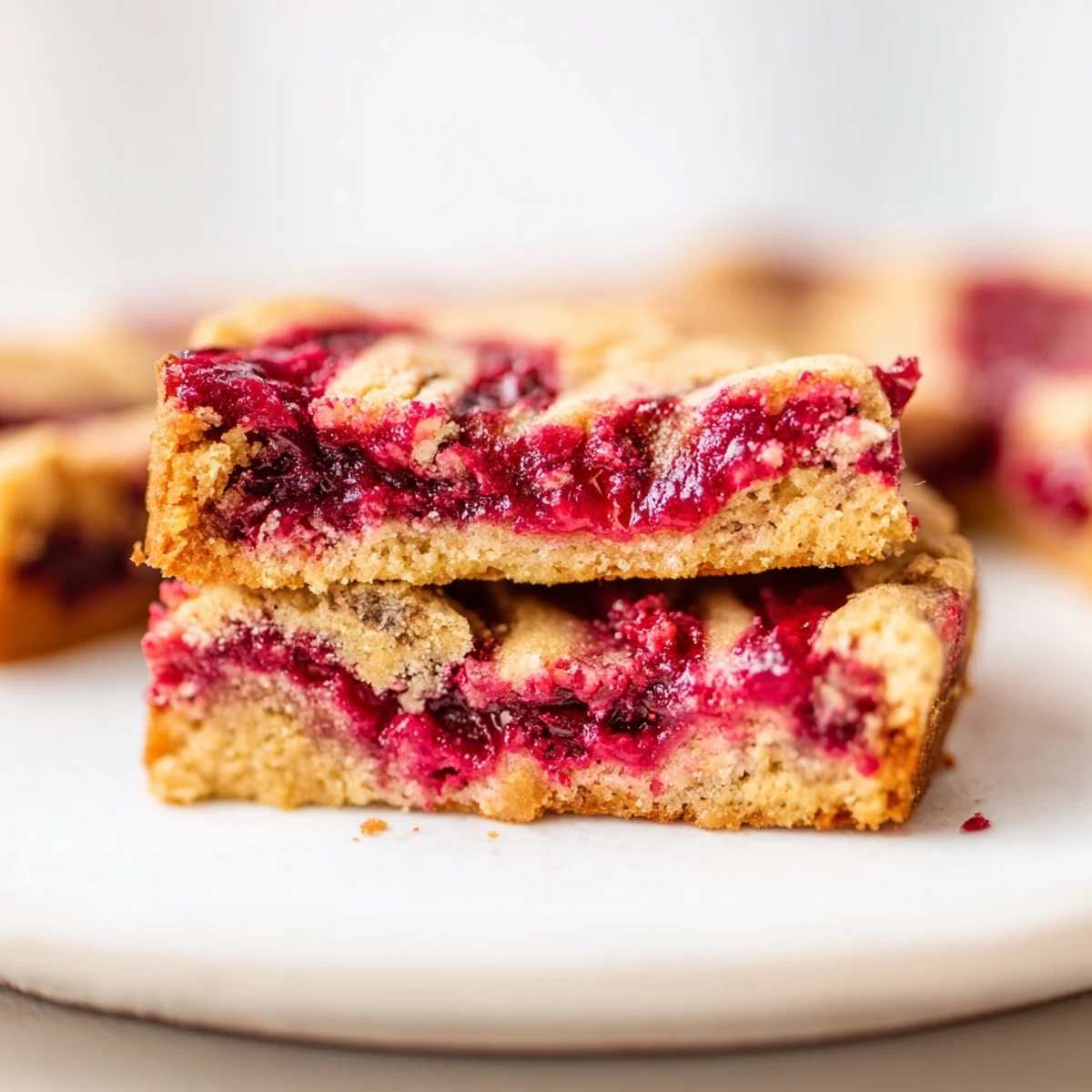 Warmly spiced Winter Spice Cranberry Swirl Keto Cookies with a beautiful cranberry center, ready to eat.