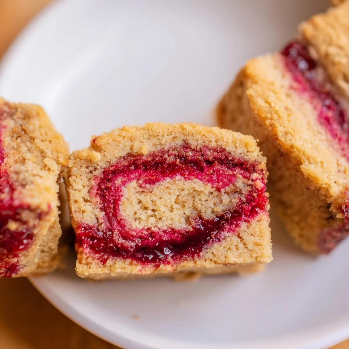 Freshly baked Winter Spice Cranberry Swirl Keto Cookies with visible cranberry swirls offer great holiday flavor.