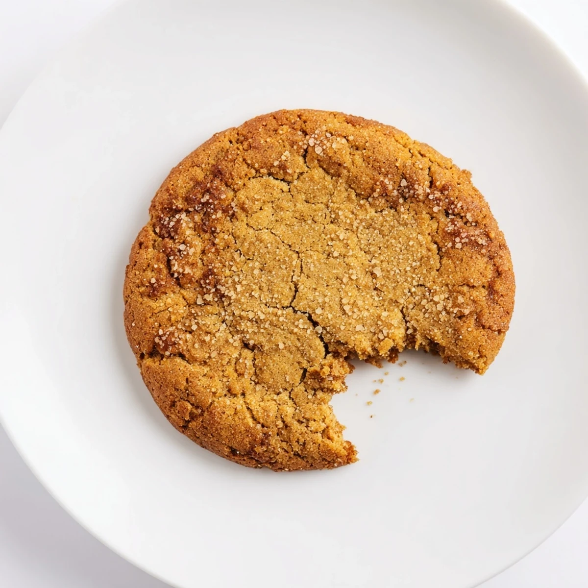 Golden-brown Winter Spice Ginger Keto Cookies, freshly baked and ready to enjoy with a warm drink.