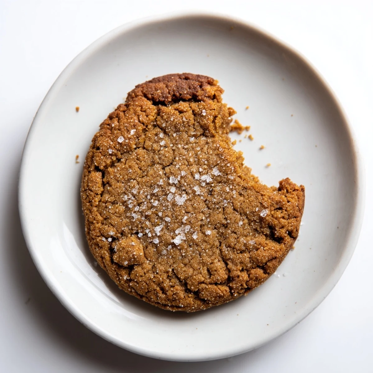 Close-up of perfectly textured Winter Spice Ginger Keto Cookies, showcasing their delightful, spiced aroma.