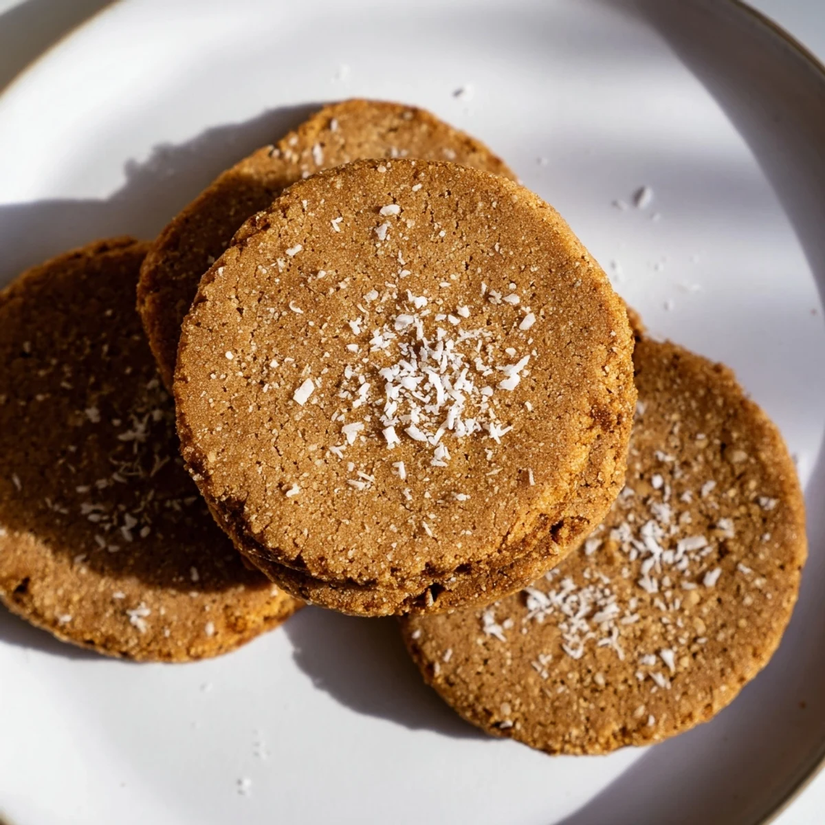 Freshly baked Fireplace Treat Vanilla Cloud Keto Cookies, lightly golden, tempting with vanilla aroma.