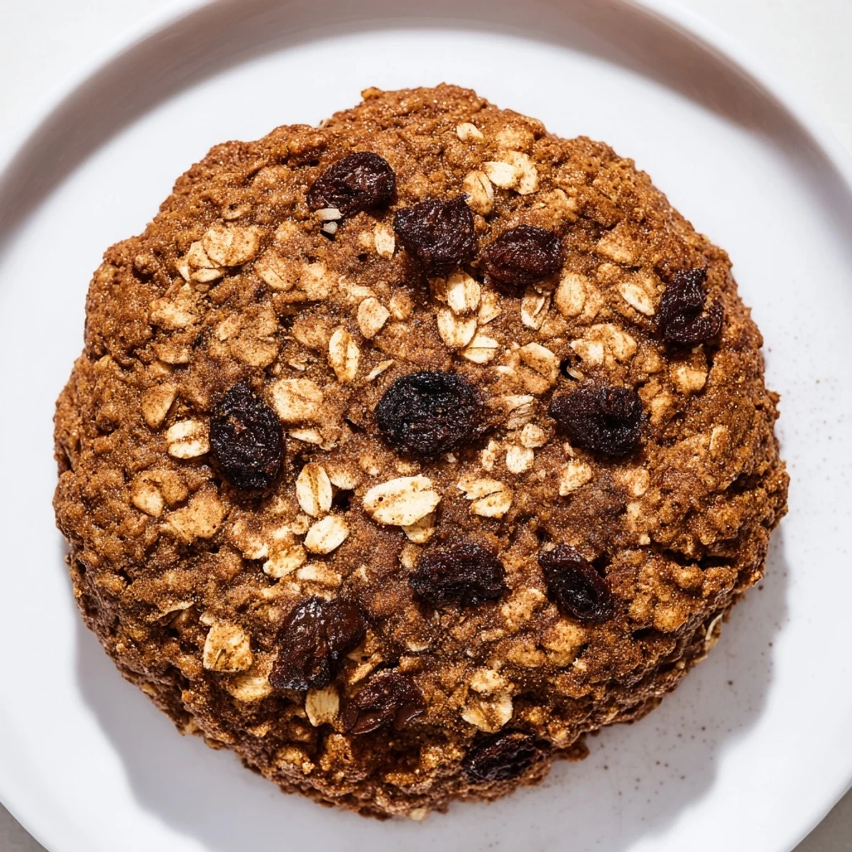 Fireplace Treat Mocha Whisper Oatmeal Raisin cookies with a perfect, crisp edge and soft center.