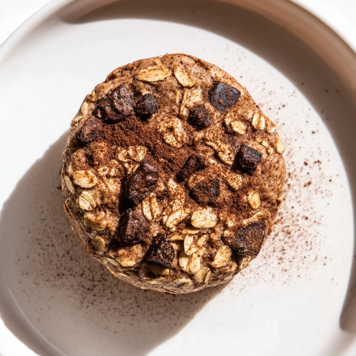 Warm, inviting shot of Fireplace Treat Mocha Whisper Oatmeal Raisin cookies, fresh from the oven, offering a delicious hint of coffee.