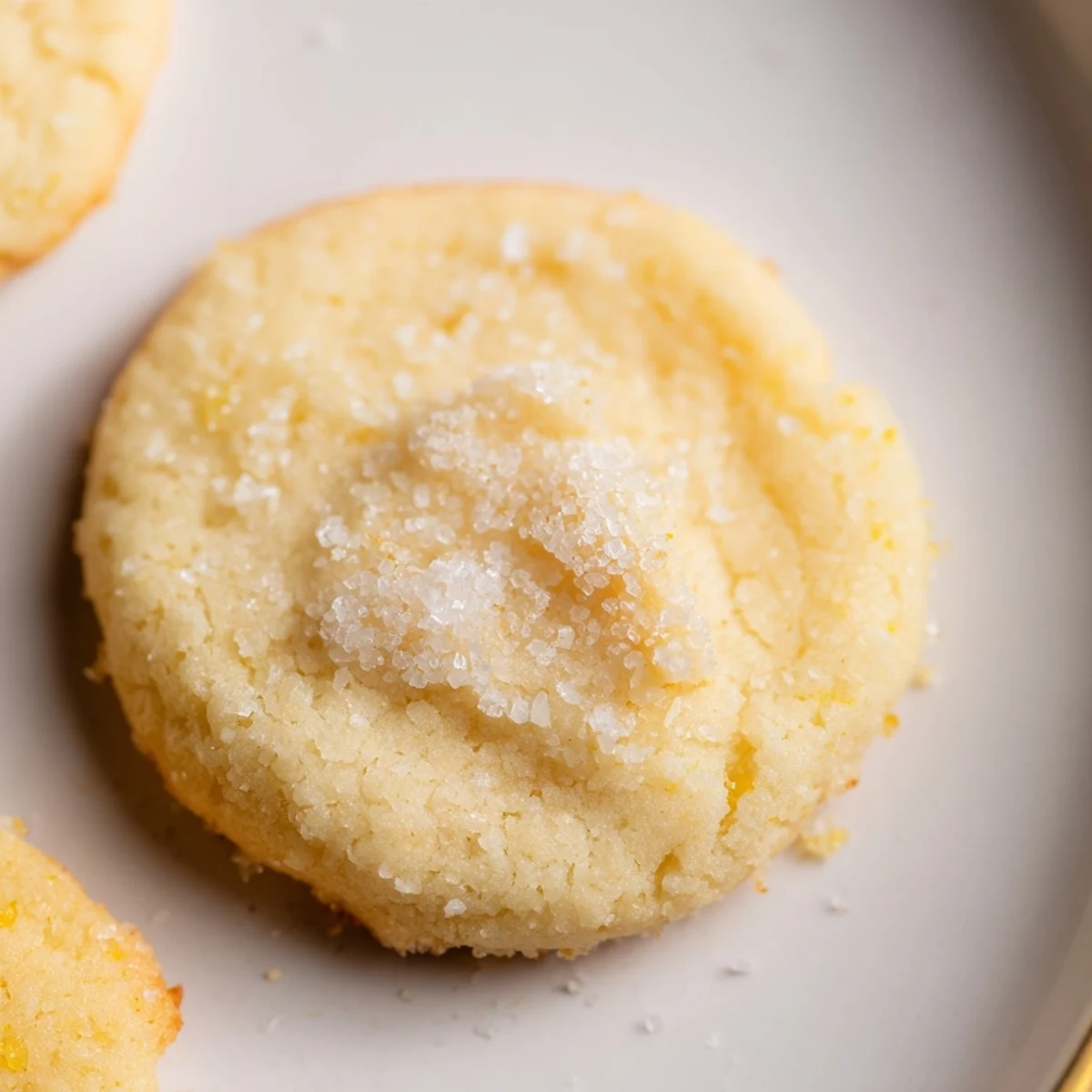 Golden, lightly crisp New Year Celebration Maple Dream Sugar Cookies, perfect for holiday gatherings and celebrations.