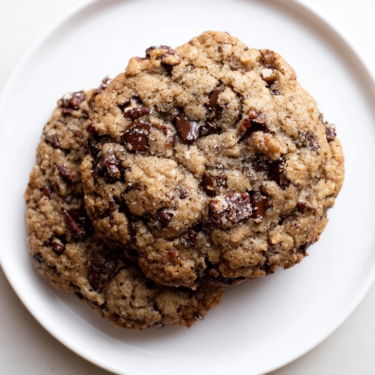 Delicious Winter Market Maple Dream Chocolate Chip cookies, golden brown and chewy, ready to enjoy with a warm drink.