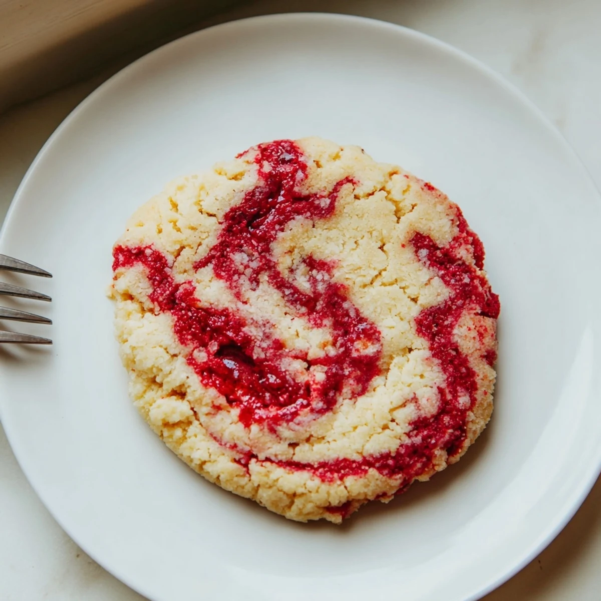 Vibrant cranberry swirl New Year cookies, keto-friendly and delicious to enjoy, ready for festive celebrations.