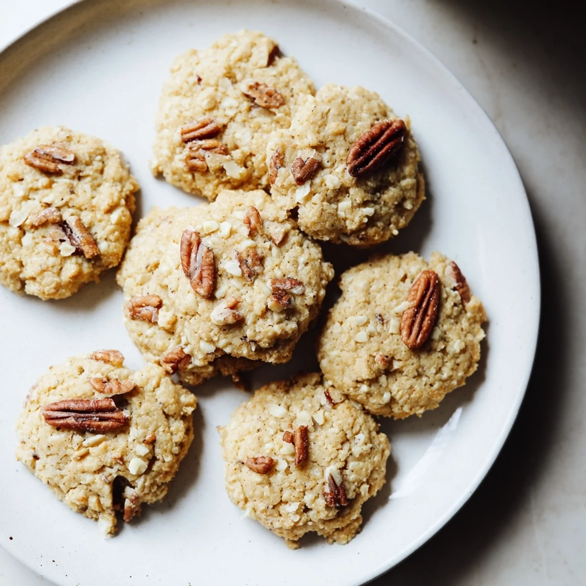 Delectable Winter Market Maple Dream Keto Cookies, with a dusting of coarse sugar, ideal for the holidays.