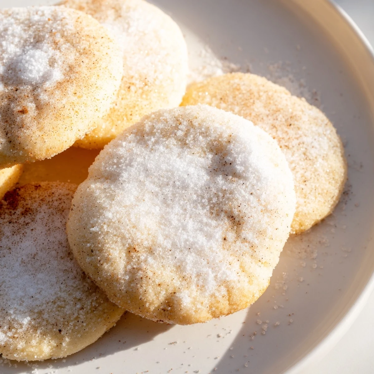 Snowy Day Cinnamon Drift Cookies