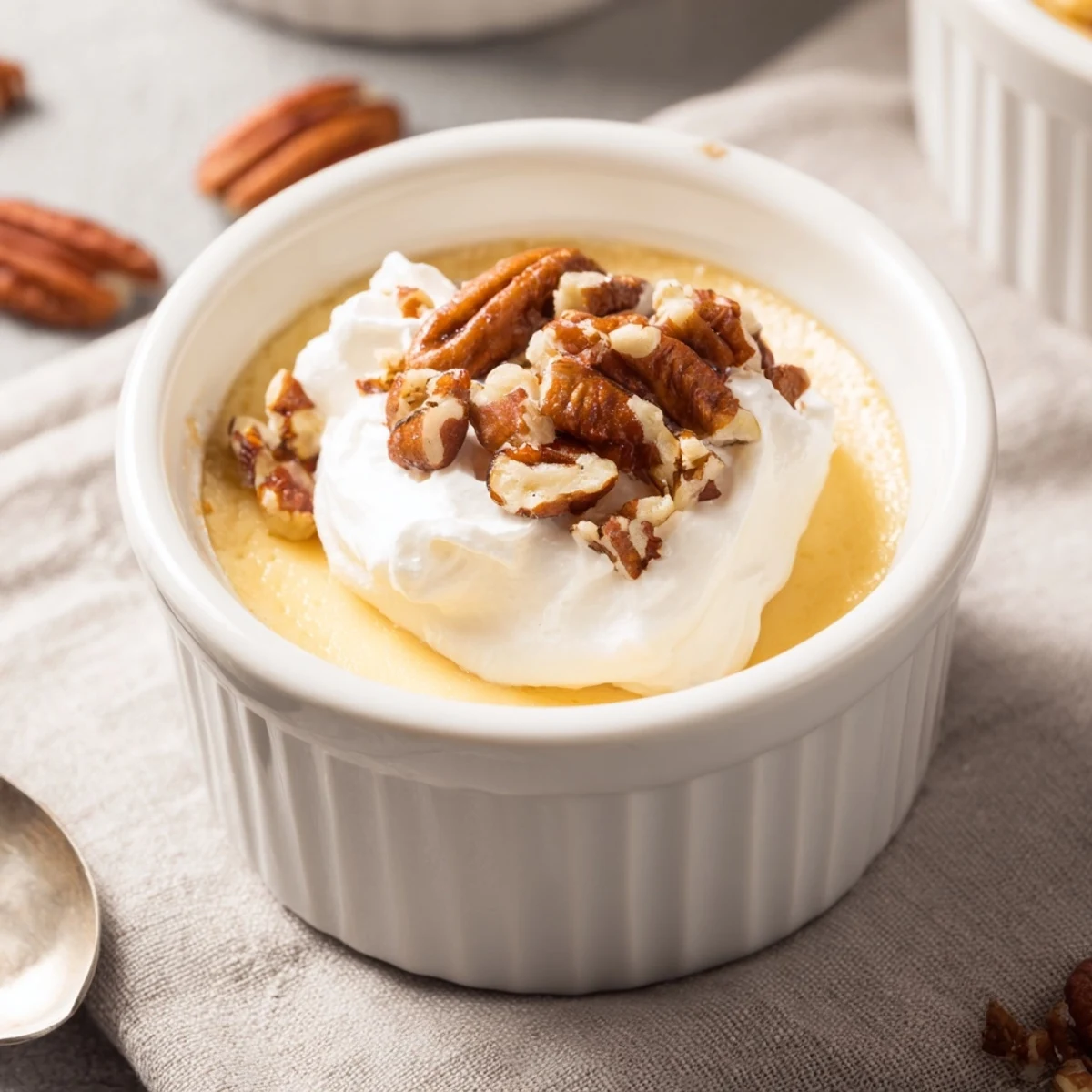Rich and creamy Cozy Evening Maple Dream served warm, ideal for a relaxing gluten-free dessert night.