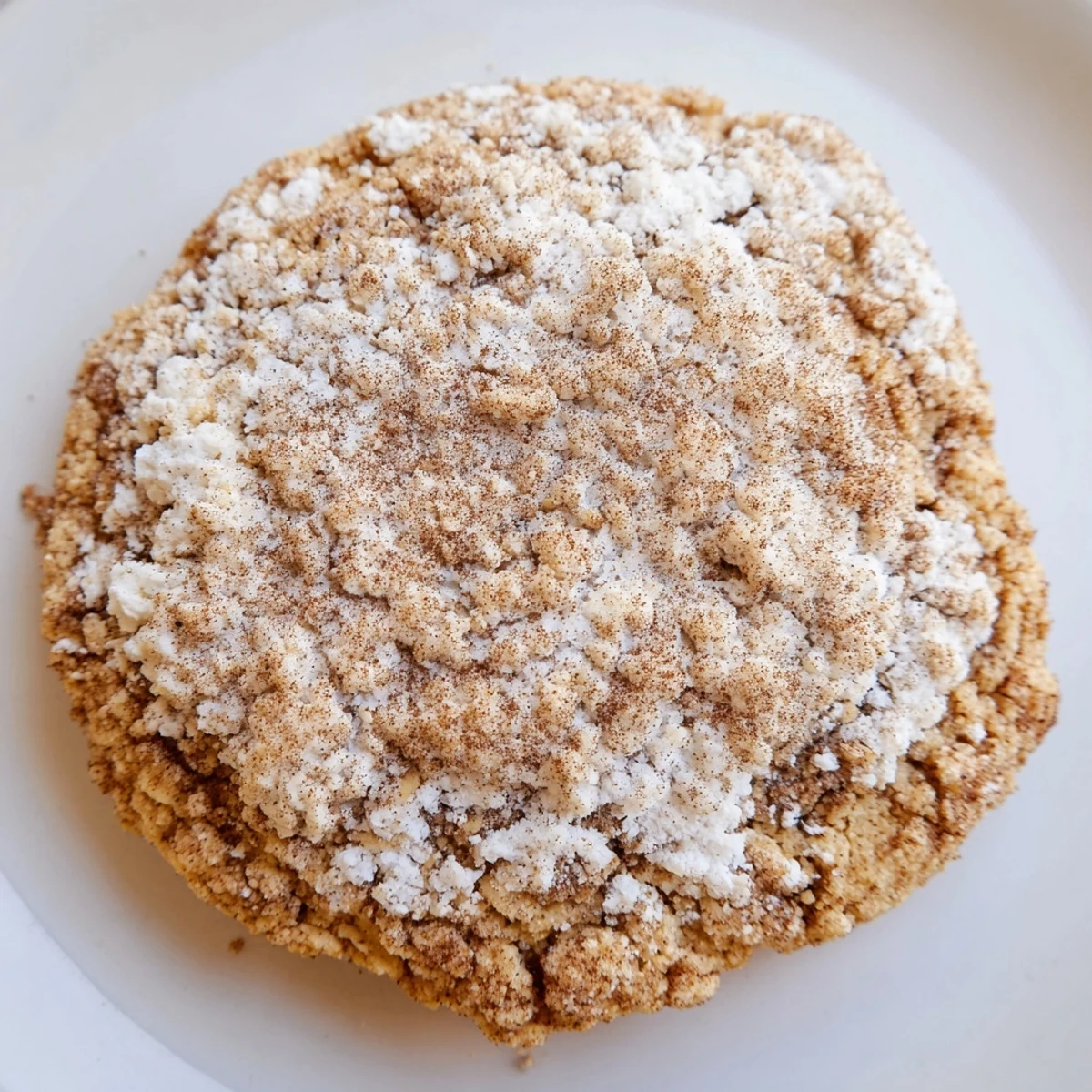 Freshly baked Winter Spice Vanilla Cloud Keto Cookies reveal pillowy, fluffy centers, ideal for a cozy keto dessert.