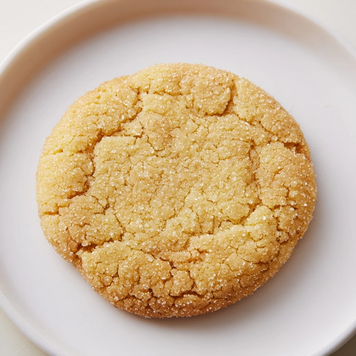A stack of Winter Market Ginger Spice Sugar Cookies shows crackled tops and sparkly sugar coating.