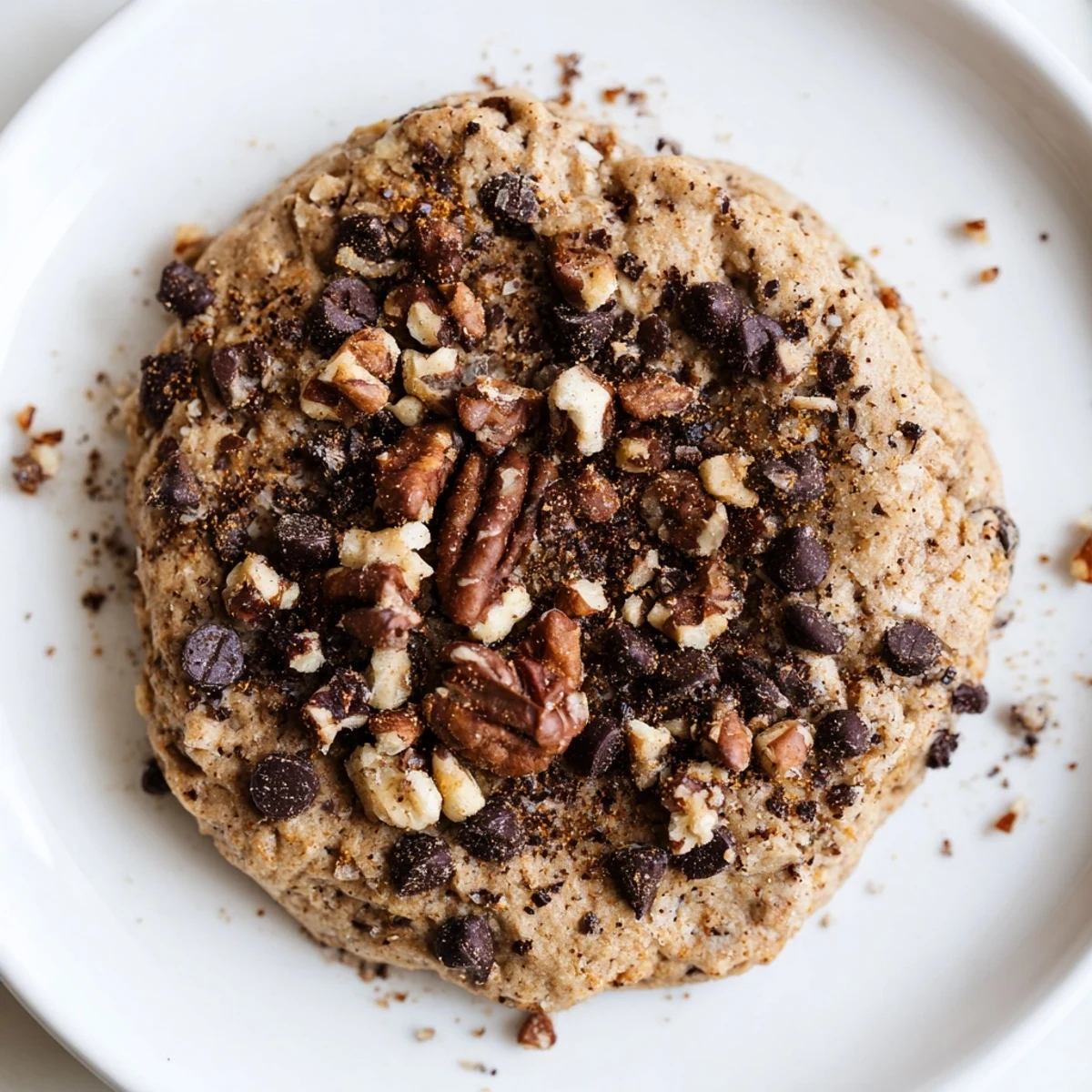 A close-up shot of a platter of January Bliss Cinnamon Drift Vegan Cookies with visible orange zest and cinnamon sugar topping.