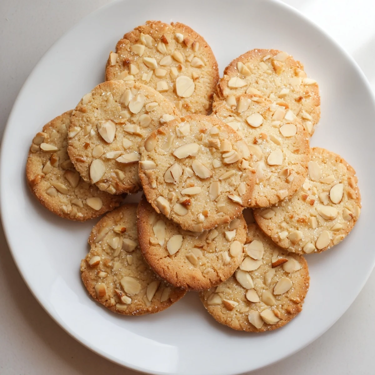 Vegan New Year Celebration Toasted Almond Vegan Cookies served with sparkling apple cider for celebration.