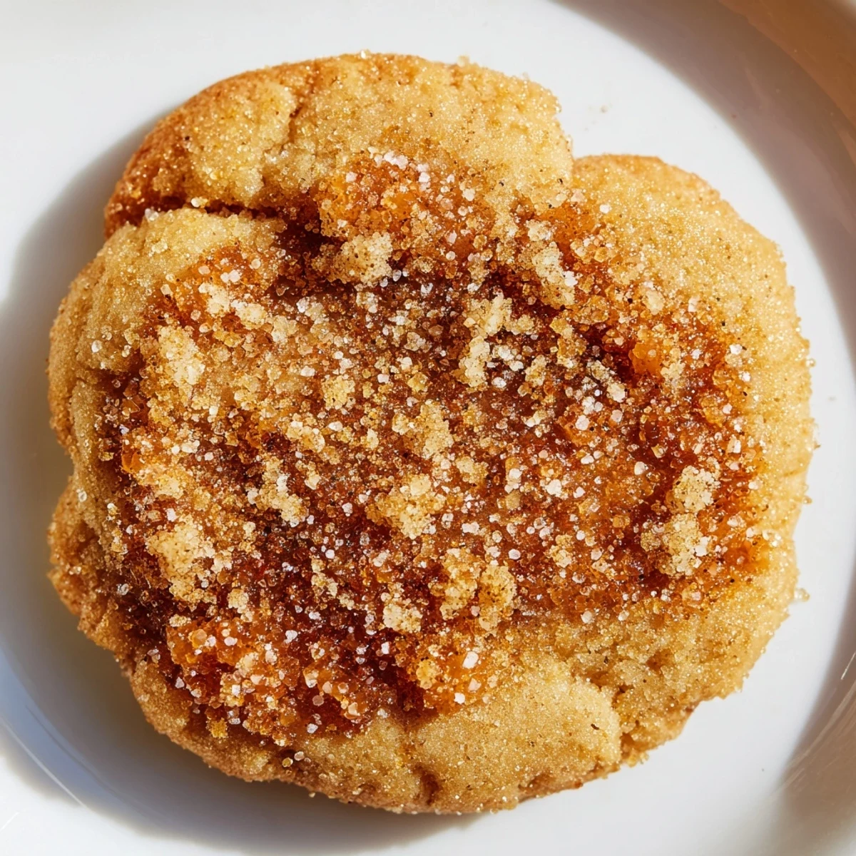 A stack of warm Winter Market Maple Dream Sugar Cookies shows gooey centers and spiced, buttery edges.