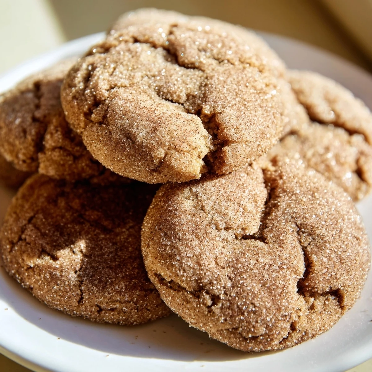 Warm Winter Spice Cocoa Burst Sugar Cookies are arranged on a wire cooling rack, dusted with cinnamon sugar and ready to enjoy.