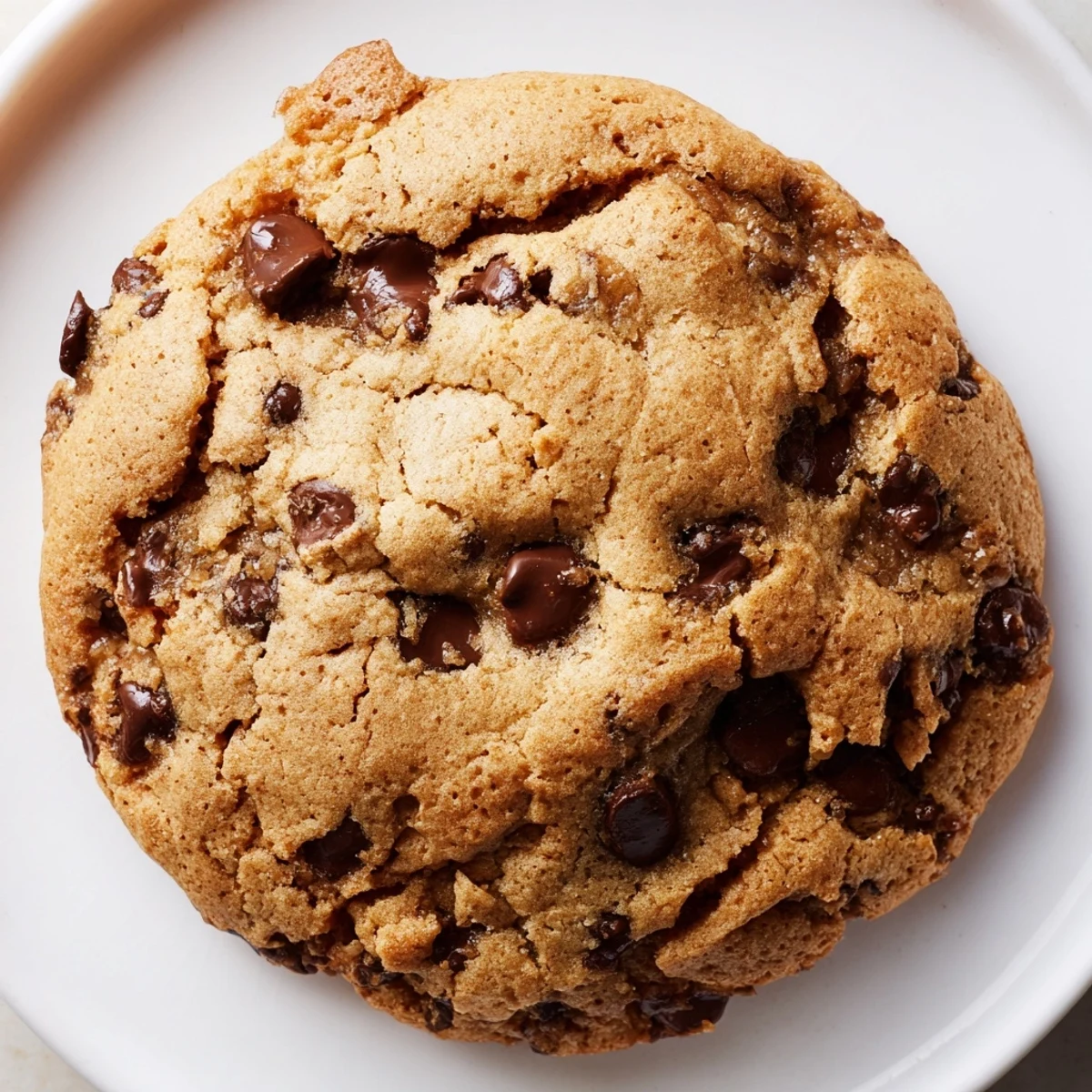 A cozy plate of Snowy Day Maple Dream Chocolate Chip cookies beside a steaming mug of coffee, perfect for a chilly day treat on a festive table.