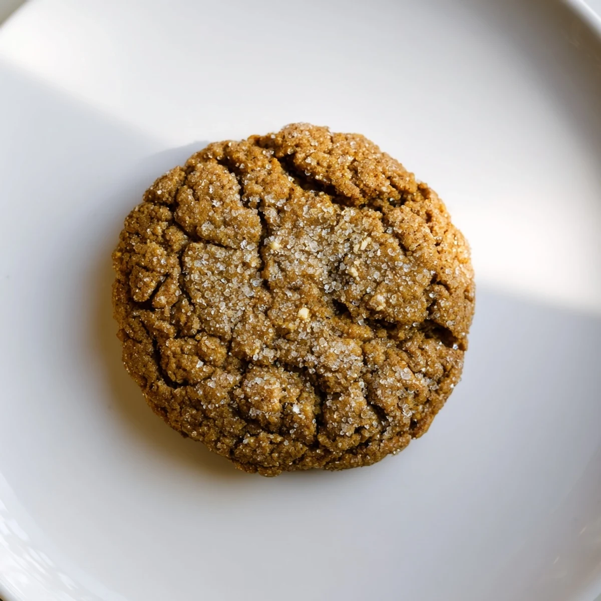 Stack of soft Holiday Glow Ginger Spice Vegan Cookies on a plate, perfect with spiced chai.