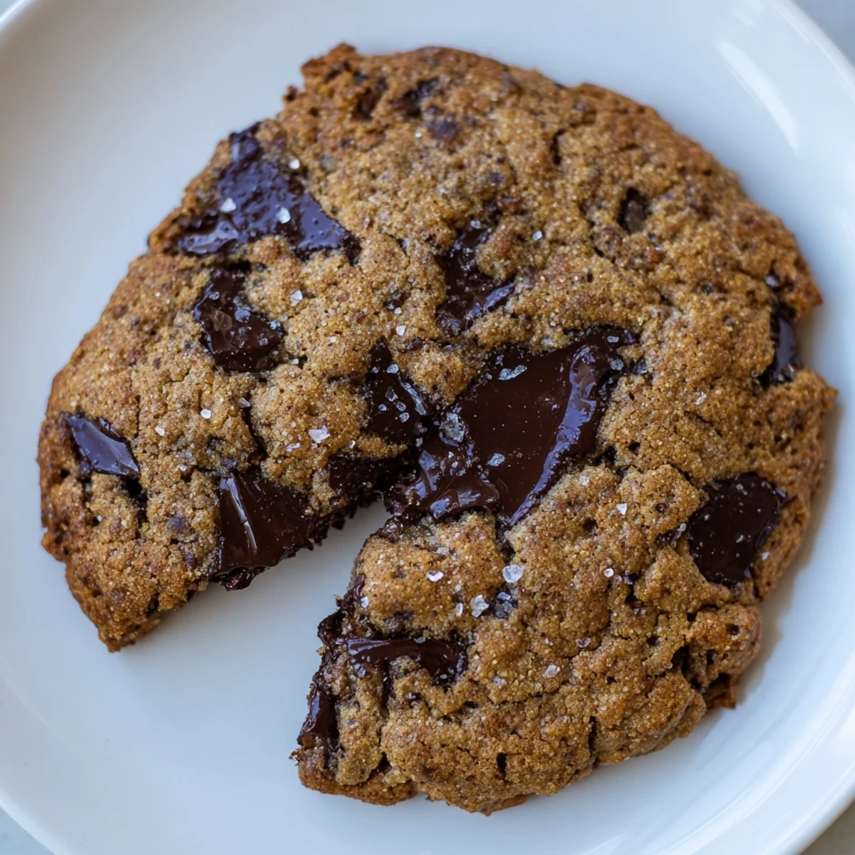 Stack of warm Espresso Martini Keto Chocolate Chip Cookies with gooey sugar-free chocolate chips, served beside a mug of black coffee for a classic American pairing.