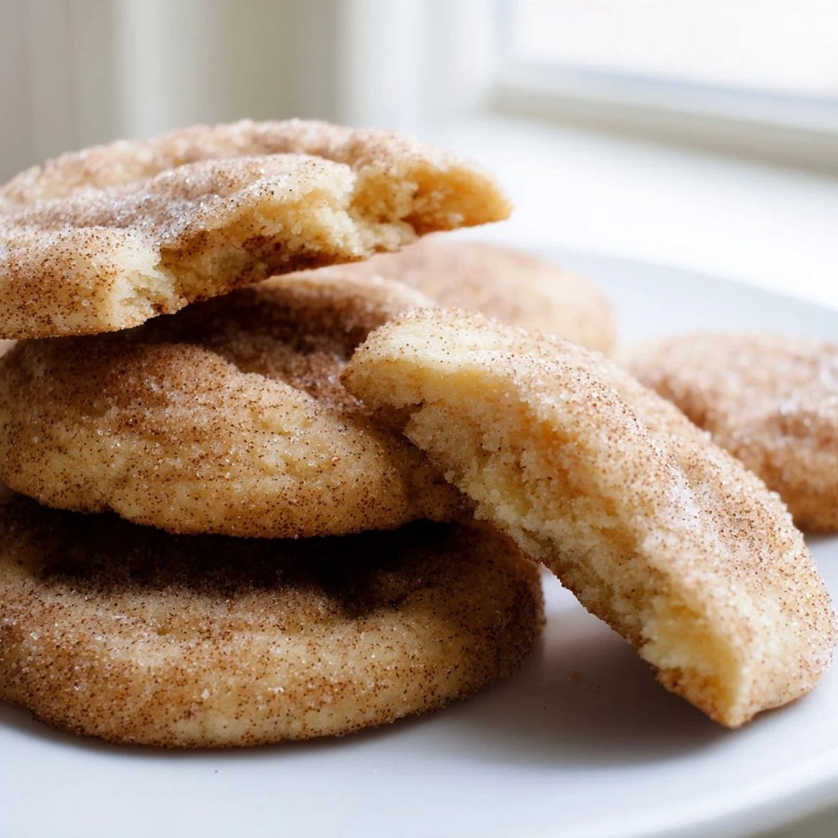 Warm Gluten-Free Churro Sugar Cookies cooling on a wire rack for dessert.