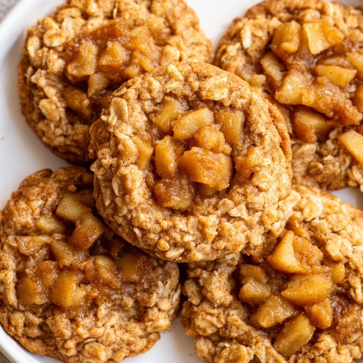 Bite-sized gluten-free apple pie cookies featuring tender cinnamon dough and warm caramelized apples