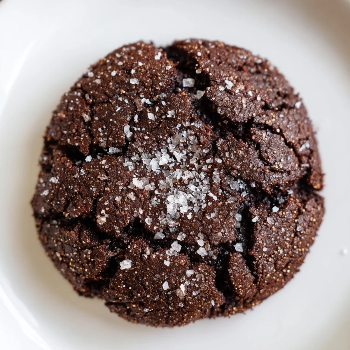 Soft-baked vegan chocolate tahini sugar cookies stacked high with oat milk in background
