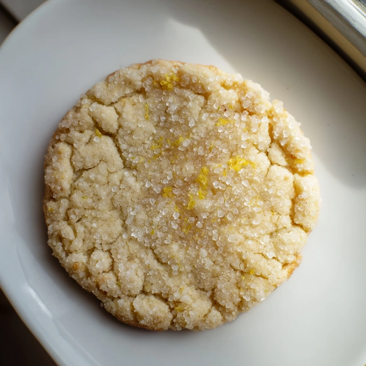 Soft Vegan Yuzu Vanilla Sugar Cookies with crackly golden tops arranged on a rustic baking sheet