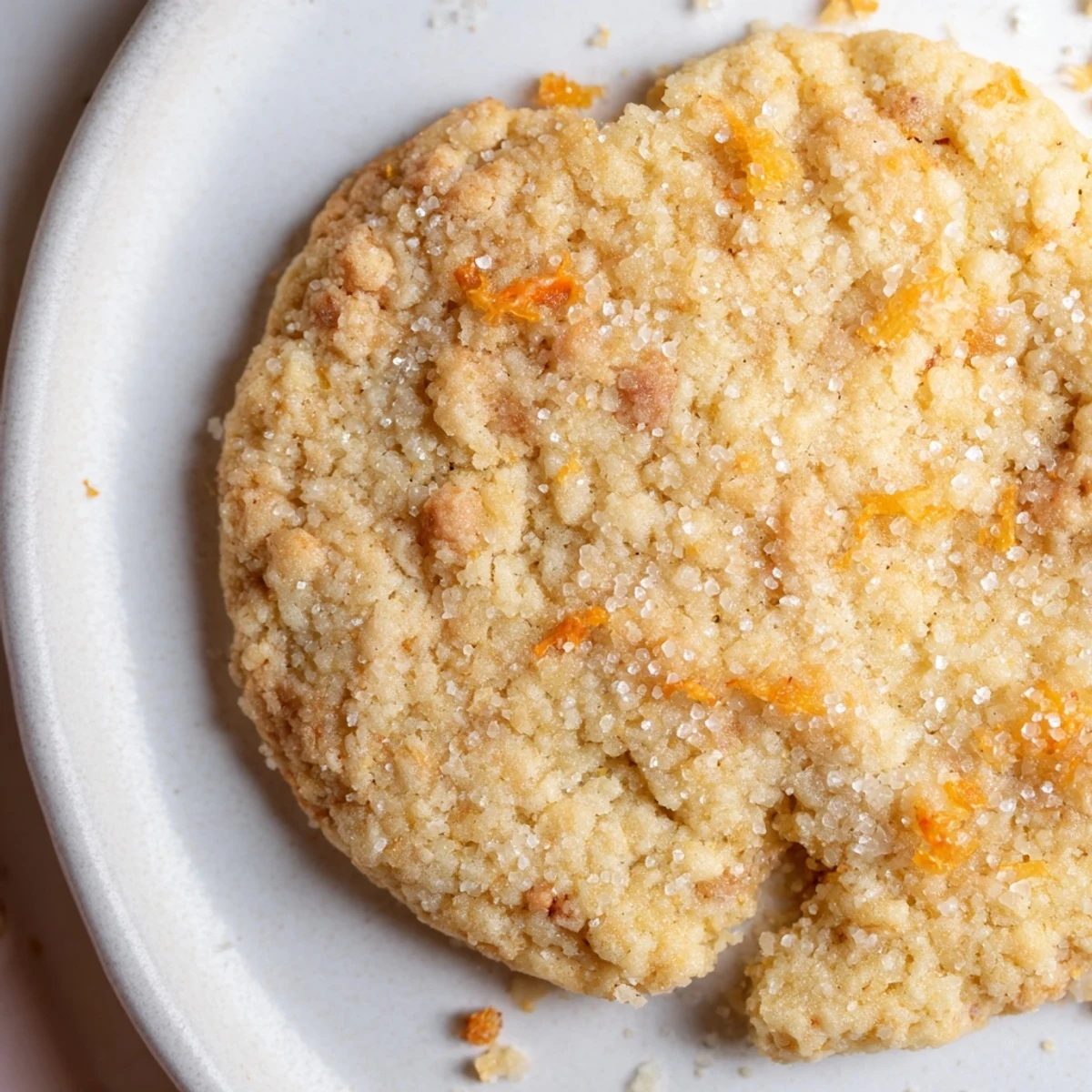 Soft vegan pineapple orange sugar cookies with sparkling sugar coating on a wire rack