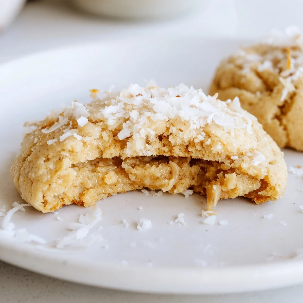 Keto Maple Coconut Butter Cookies cooling on wire rack, golden edges, chewy.