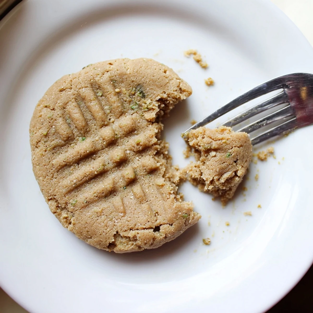 Keto Vanilla Sunflower Butter Cookies cooling on wire rack, golden edges.