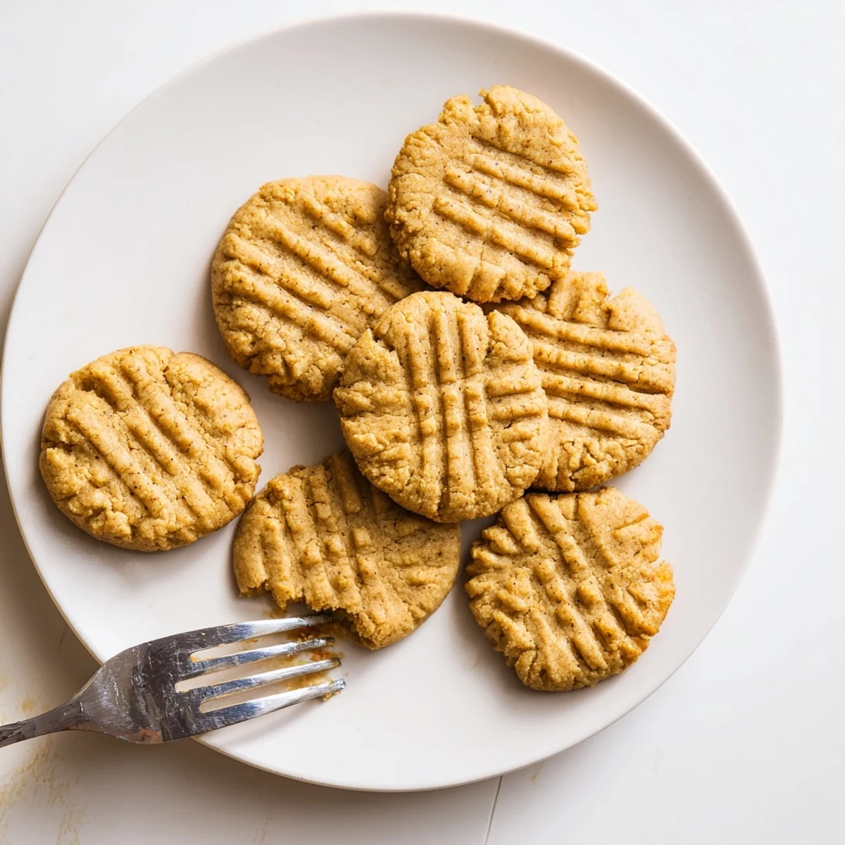 Batch of gluten-free maple sunflower butter cookies displayed with rich creamy texture and cracked edges