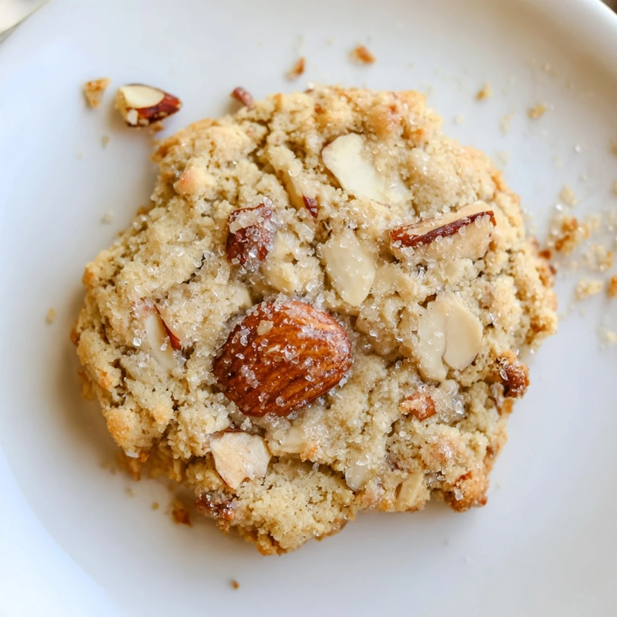 Keto Maple Almond Crunch Cookies stacked on parchment, golden edges and crunch.