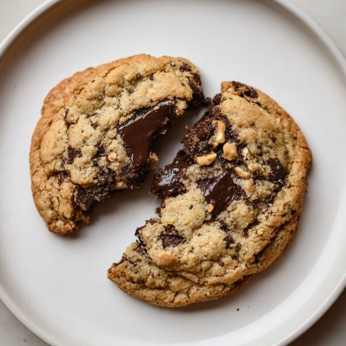 Stacked Gluten-Free Espresso Chocolate Cashew Cookies on cooling rack, rich espresso aroma