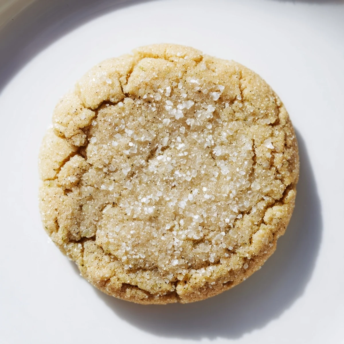 Chewy plant-based sugar cookies with refreshing mint flavor arranged on a parchment-lined baking sheet