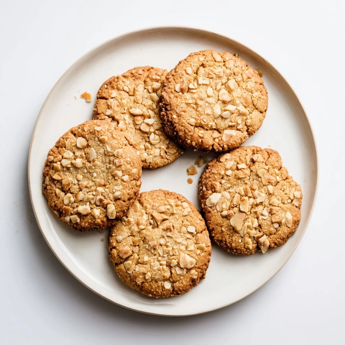 Crispy edges and chewy centers make these keto maple almond butter crisp cookies irresistible